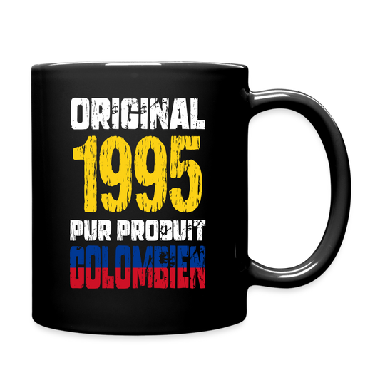 Mug uni - Anniversaire 30 Ans - Original 1995 - Pur produit Colombien - noir