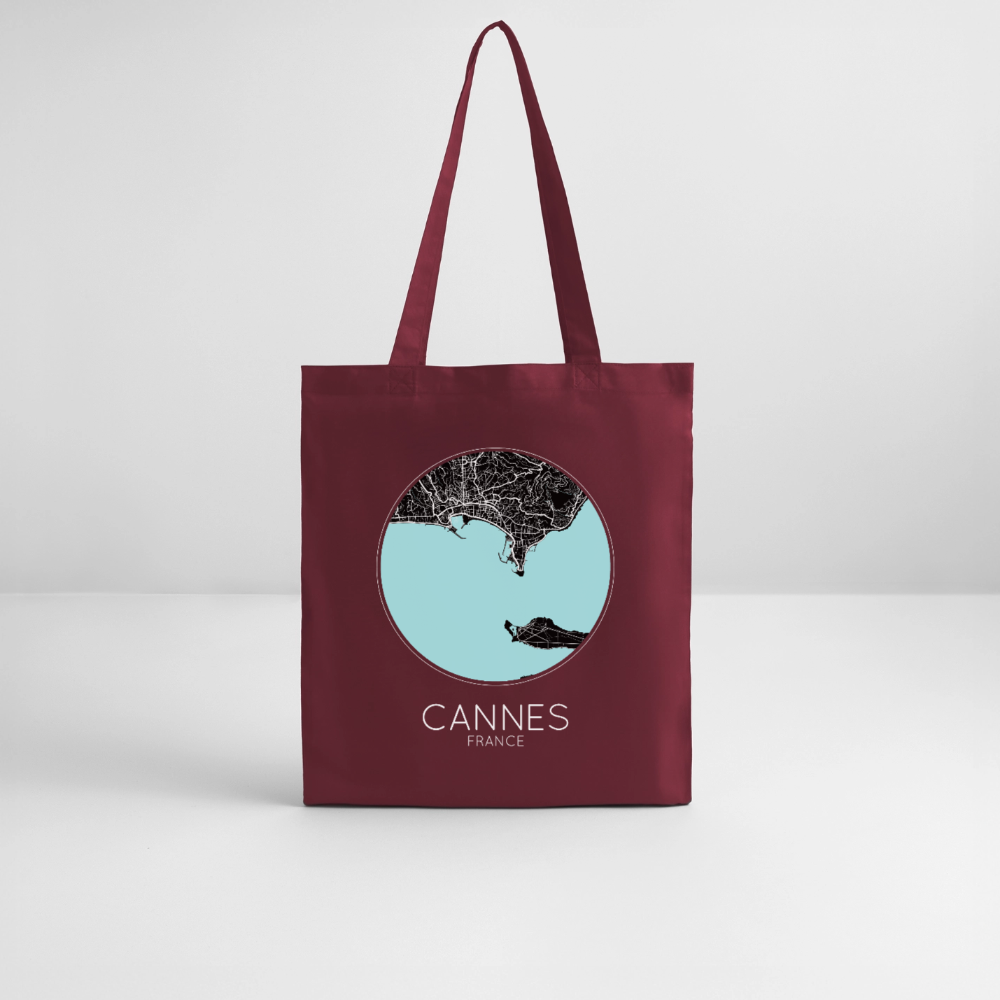 Tote Bag Cannes Bio – Plan de Cannes - bordeaux