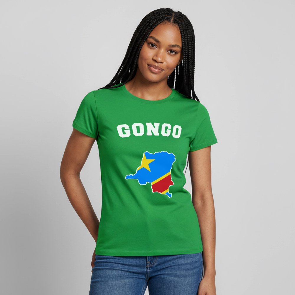 T-shirt Femme - RD Congo - vert