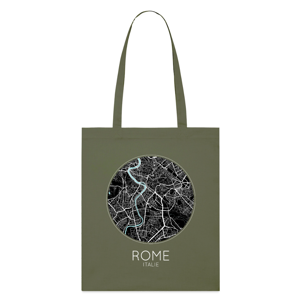 Tote Bag Rome Bio – Plan de Rome - kaki