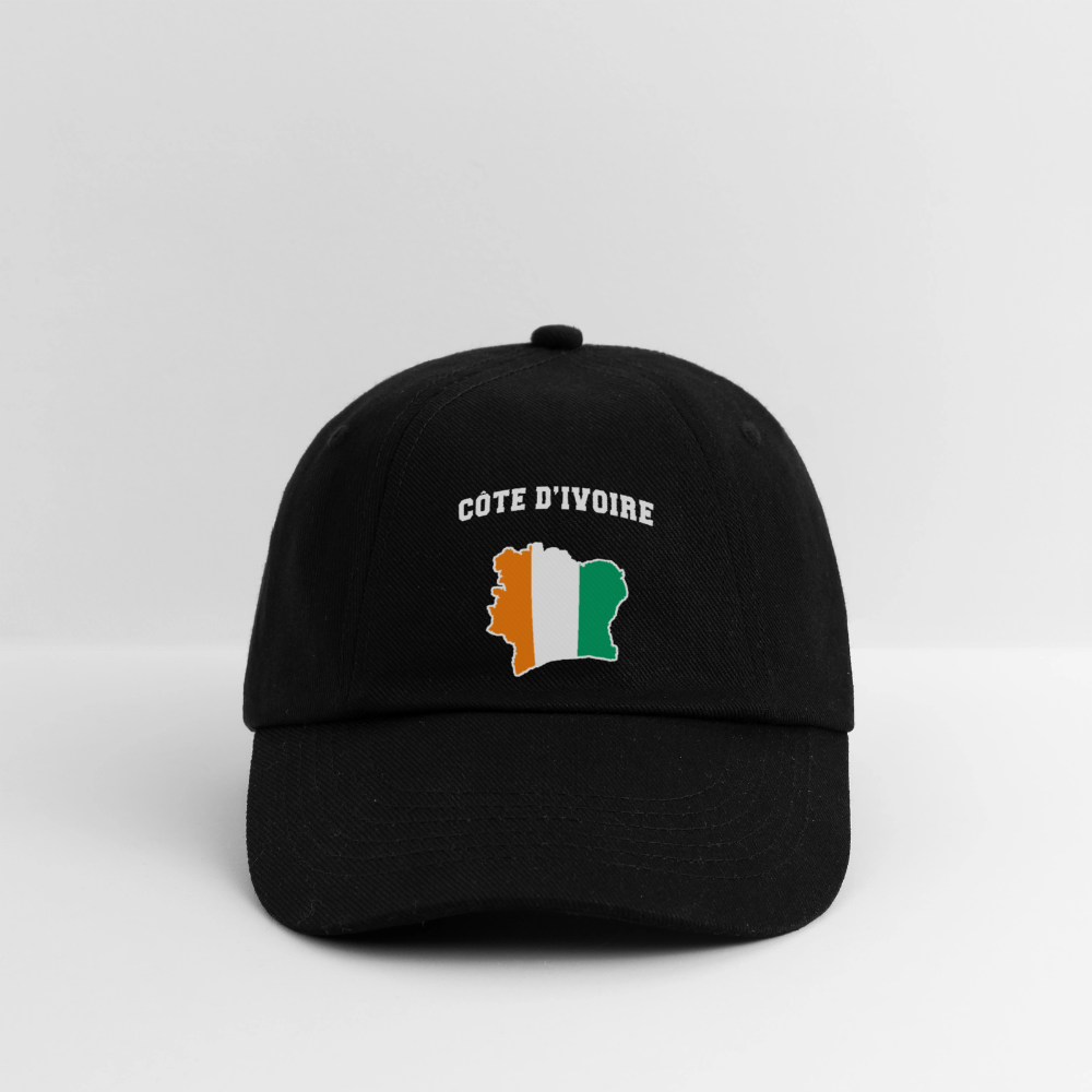Casquette classique - Côte d'Ivoire - noir/noir