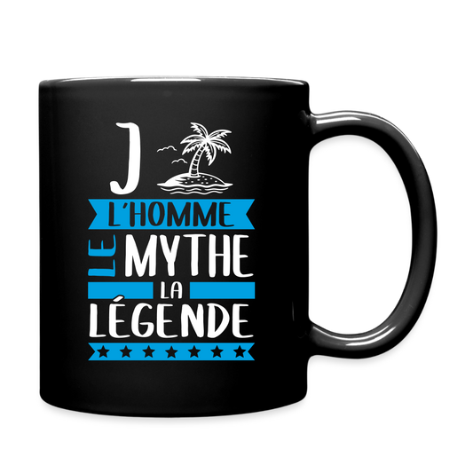 Mug uni Gilles rébus – L’homme, le mythe, la légende - noir