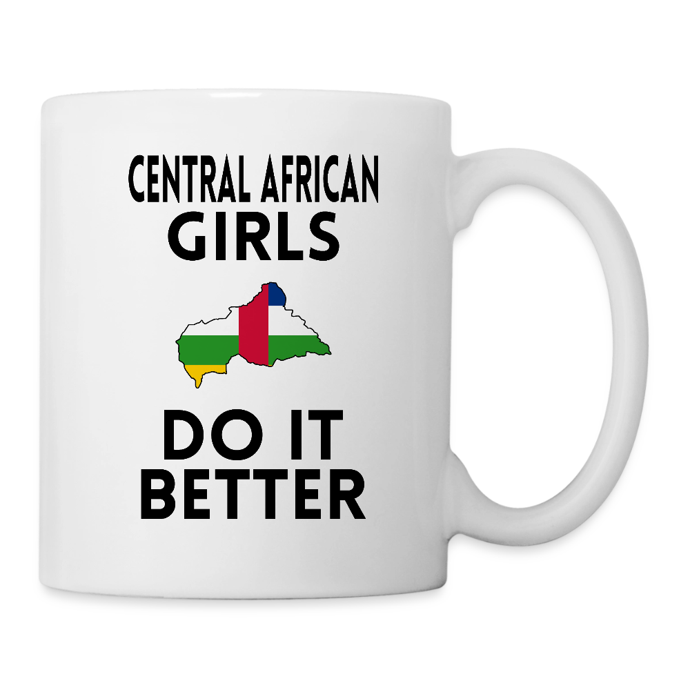 Mug blanc - Central African Girls Do It Better - blanc