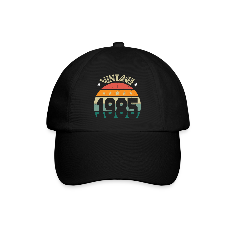 Casquette classique - Anniversaire 40 Ans - Vintage 1985 - noir/noir