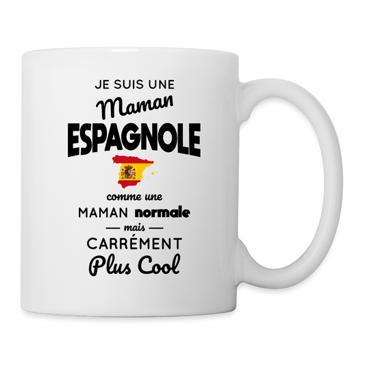 Mug blanc - Maman Espagnole plus cool - blanc