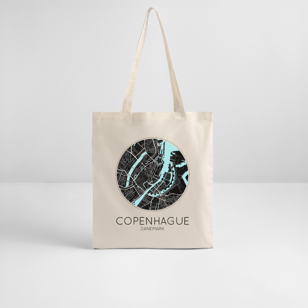 Tote Bag Copenhague Bio Coloris Clair – Plan de Copenhague - écru doux