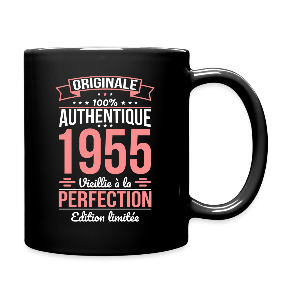 Mug uni - Anniversaire 70 Ans - Originale 1955 - noir