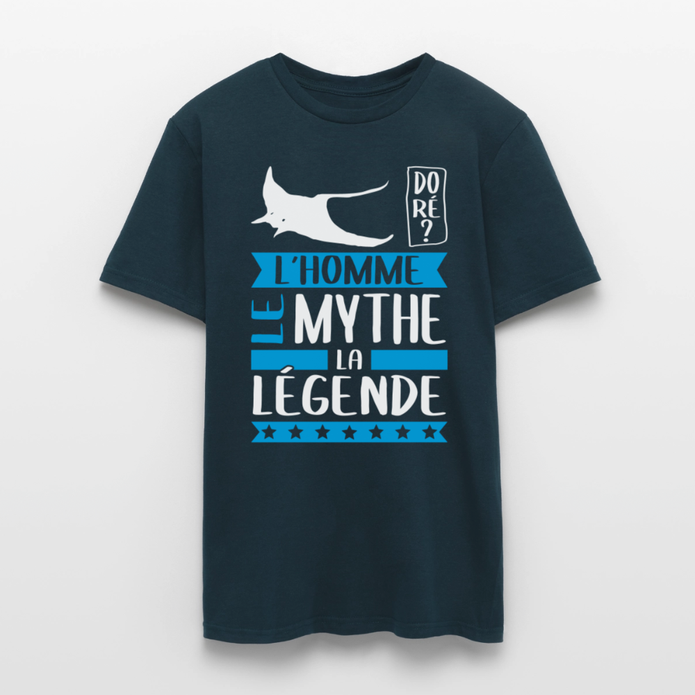 T-shirt homme Rémi rébus – L’homme, le mythe, la légende - marine