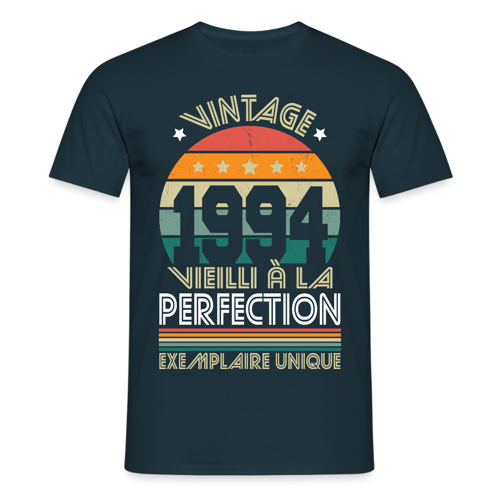 T-shirt Homme - Anniversaire 31 Ans - Vintage 1994 - marine