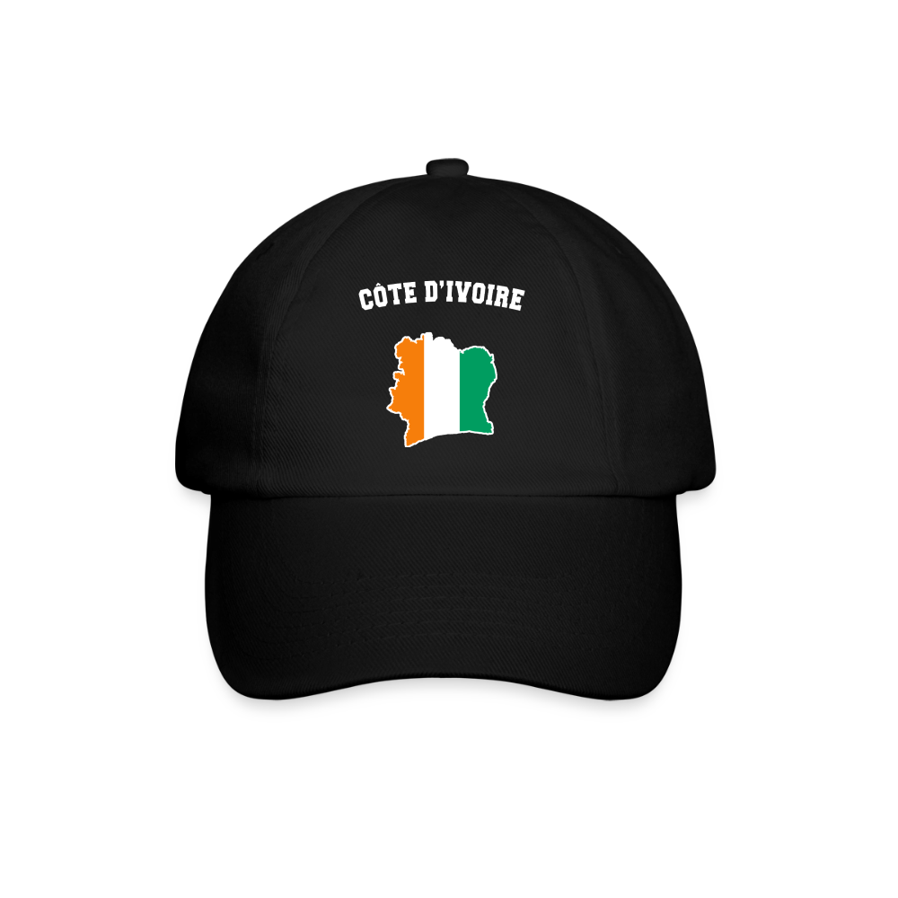Casquette classique - Côte d'Ivoire - noir/noir
