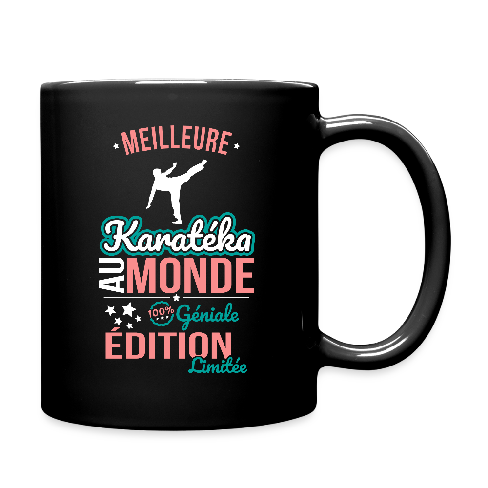 Mug uni - Meilleure Karatéka au monde - 100% géniale - noir