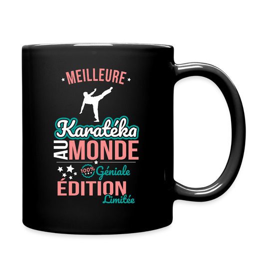 Mug uni - Meilleure Karatéka au monde - 100% géniale - noir