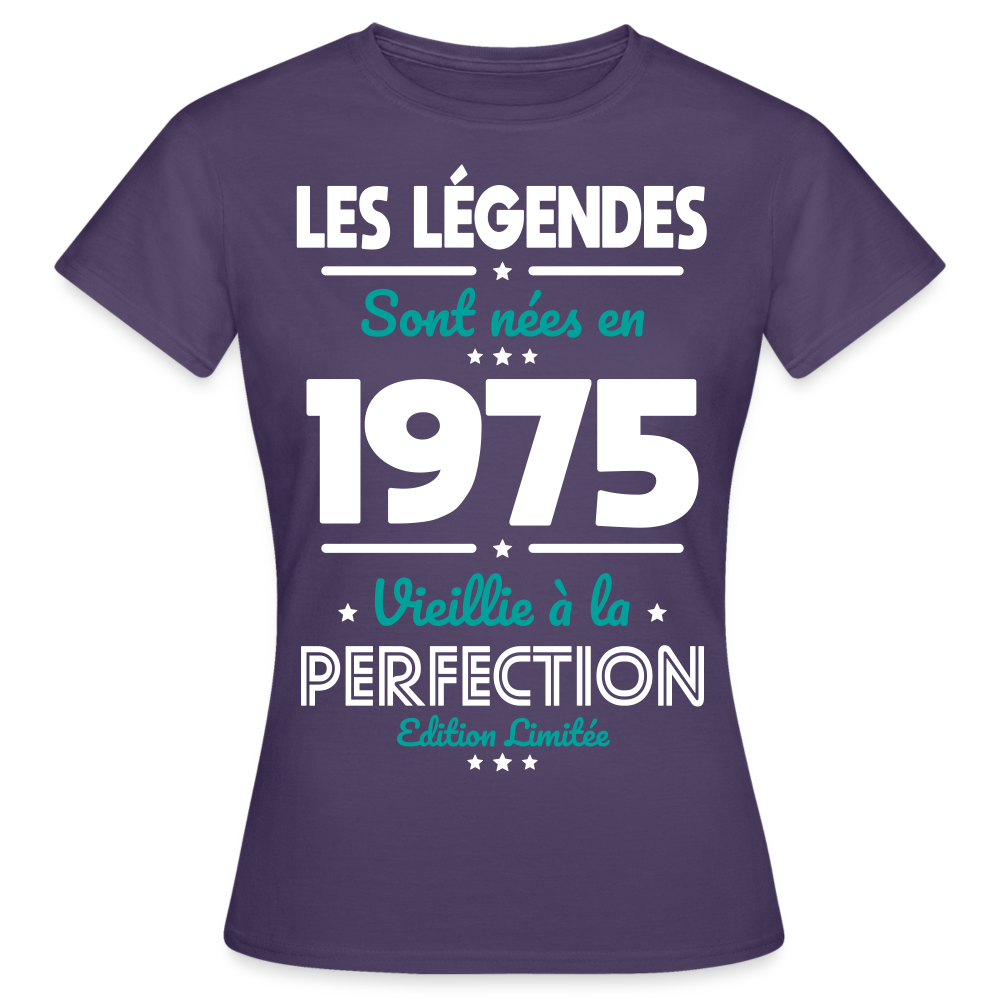 T-shirt Vintage 50 Ans Anniversaire - Cadeau Personnalisé Pour Homme/Femme Né En Novembre 1975