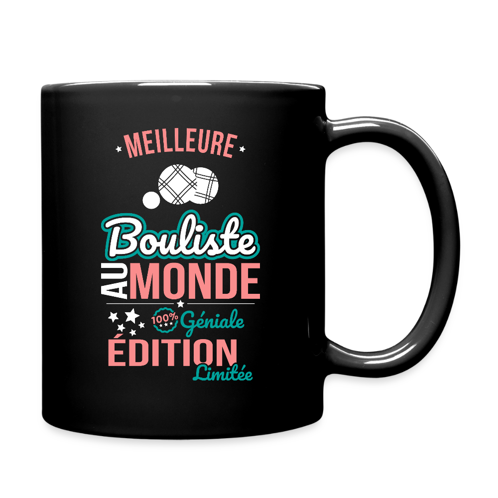 Mug uni - Meilleure Bouliste au monde - 100% géniale - noir