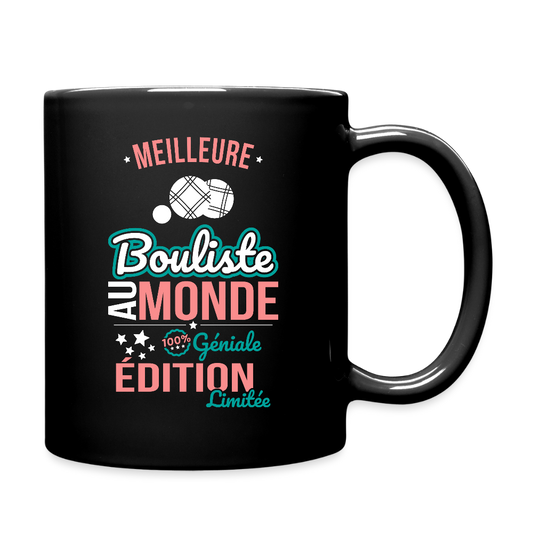 Mug uni - Meilleure Bouliste au monde - 100% géniale - noir