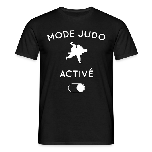 T-shirt Homme - Mode judo activé - noir