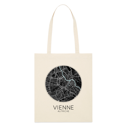 Tote Bag Vienne Bio Coloris Clair – Plan de Vienne - écru doux