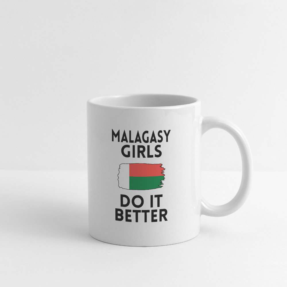 Mug blanc - Malagasy Girls Do It Better - blanc