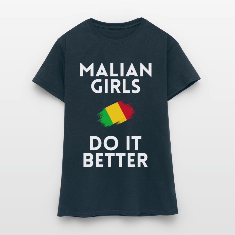 T-shirt femme - Malian Girls Do It Better - marine