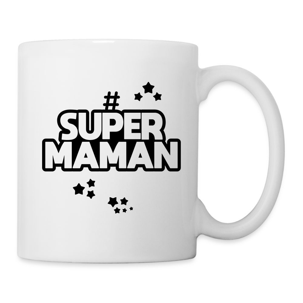 Mug blanc - Super Maman - blanc