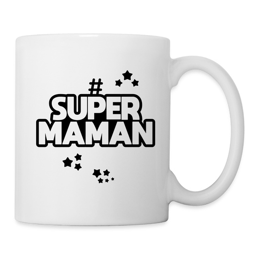 Mug blanc - Super Maman - blanc