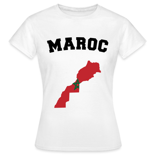 T-shirt Femme coloris clair - Maroc - blanc