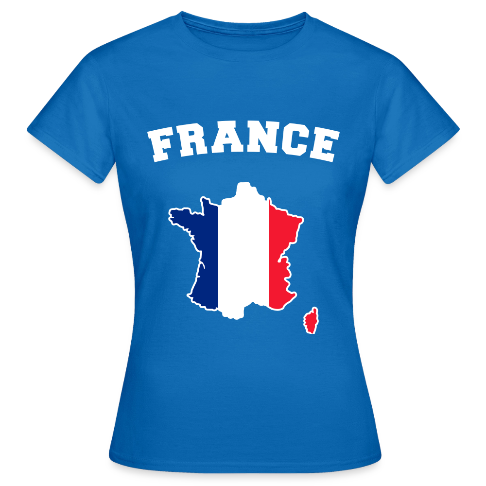 T-shirt Femme - France - bleu royal