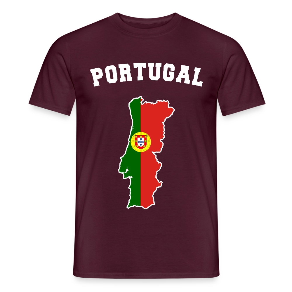 T-shirt Homme - Portugal - rouge brique