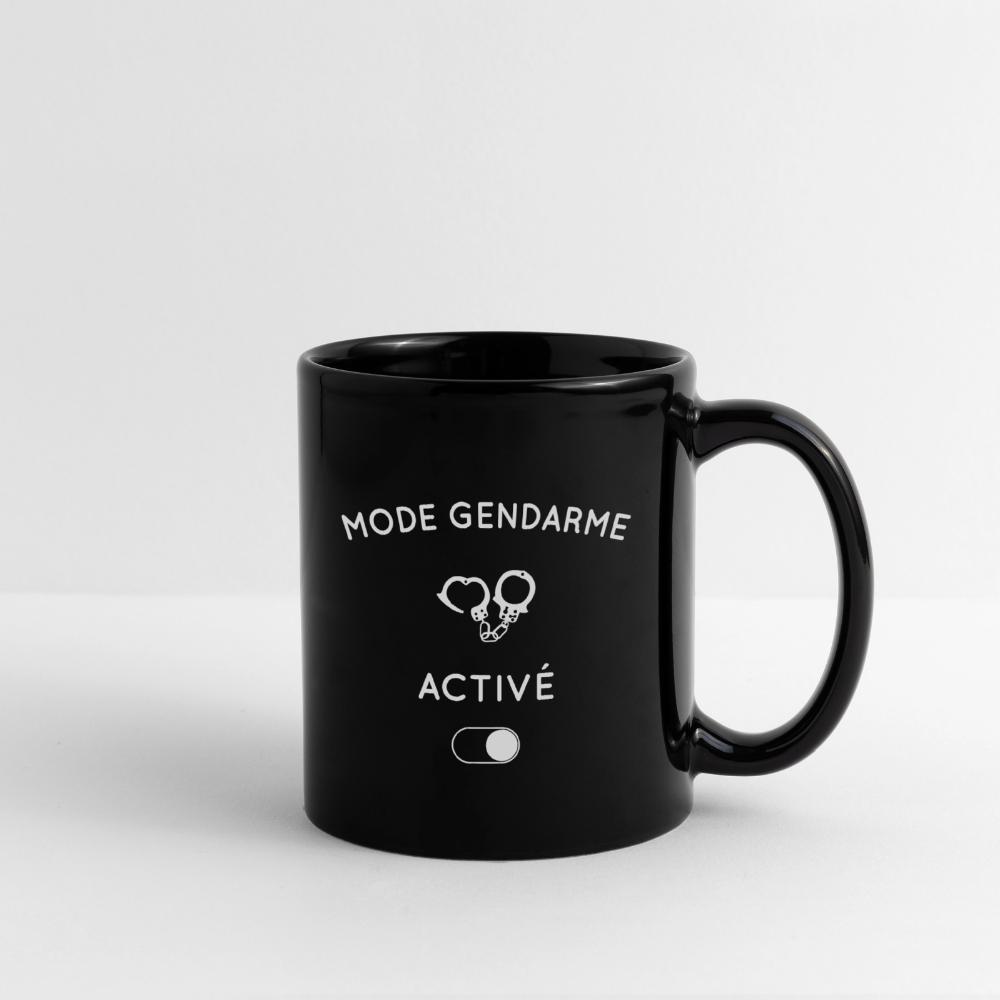 Mug uni - Mode gendarme activé - noir