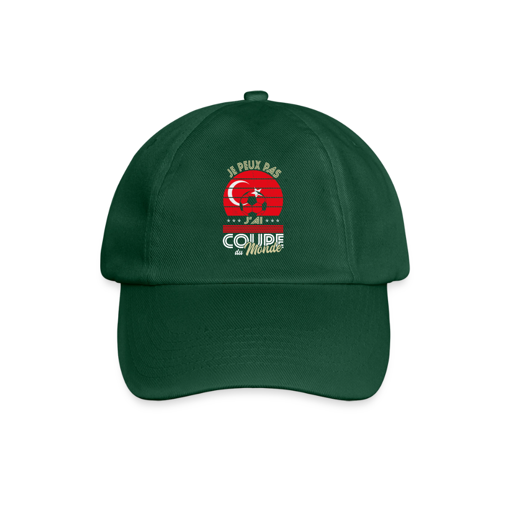 Casquette classique - Je peux pas j'ai Coupe du Monde - Turquie - vert bouteille
