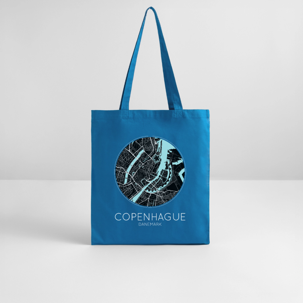 Tote Bag Copenhague Bio – Plan de Copenhague - bleu royal