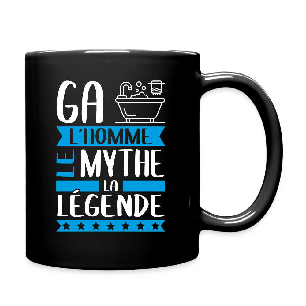 Mug uni Gabin rébus – L’homme, le mythe, la légende - noir