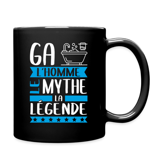 Mug uni Gabin rébus – L’homme, le mythe, la légende - noir