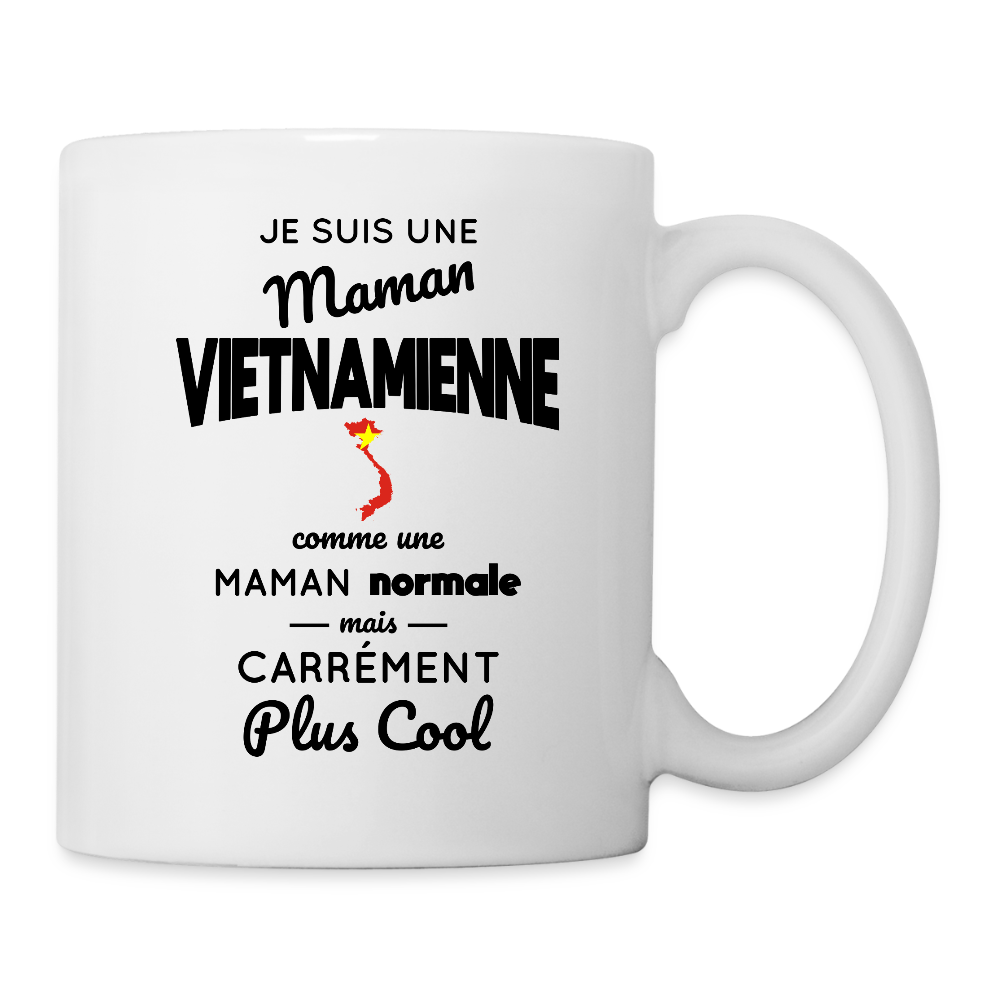 Mug blanc - Maman Vietnamienne plus cool - blanc