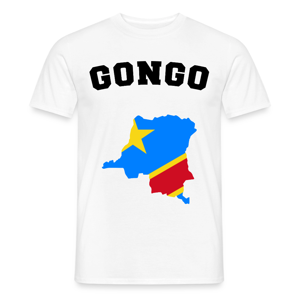 T-shirt Homme coloris clair - RD Congo - blanc
