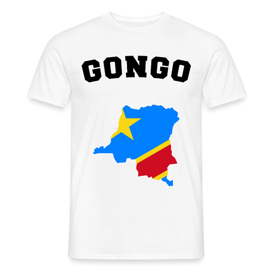 T-shirt Homme coloris clair - RD Congo - blanc