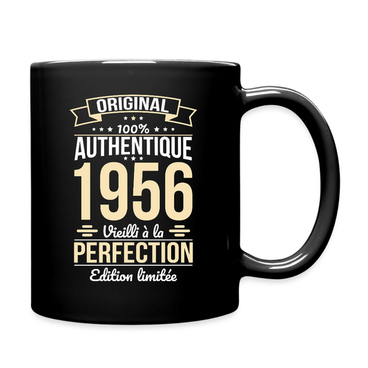 Mug anniversaire homme 70 ans – Original 1956 - noir