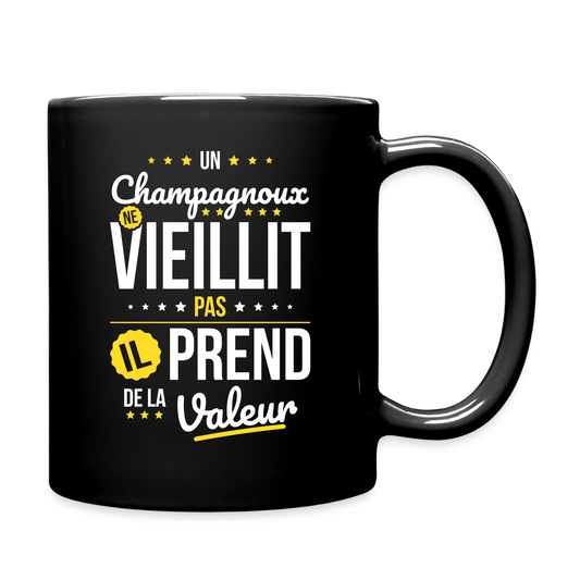 Mug uni - Un Champagnoux ne vieillit pas - noir