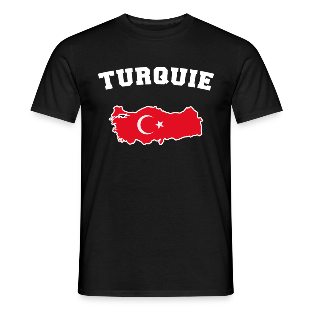 T-shirt Homme - Turquie - noir