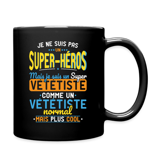 Mug uni - Pas un Super-Héros mais un super Vététiste - noir
