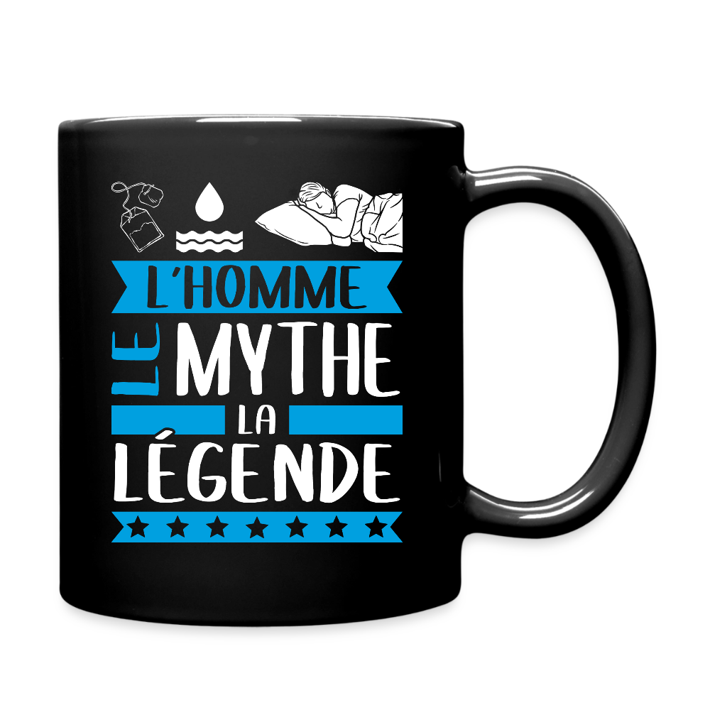 Mug uni Théodore rébus – L’homme, le mythe, la légende - noir