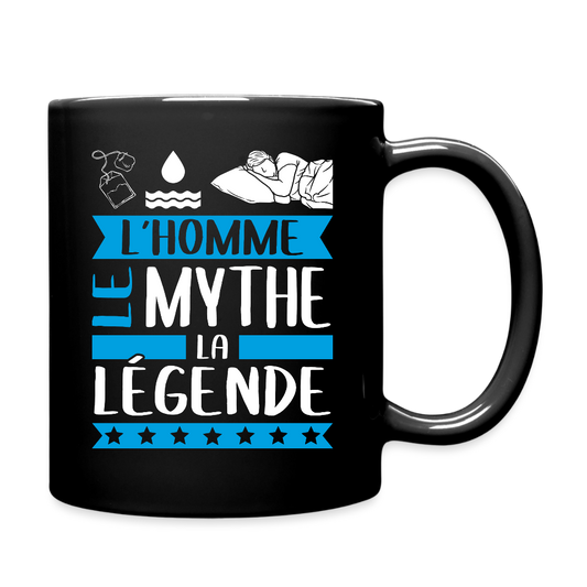 Mug uni Théodore rébus – L’homme, le mythe, la légende - noir