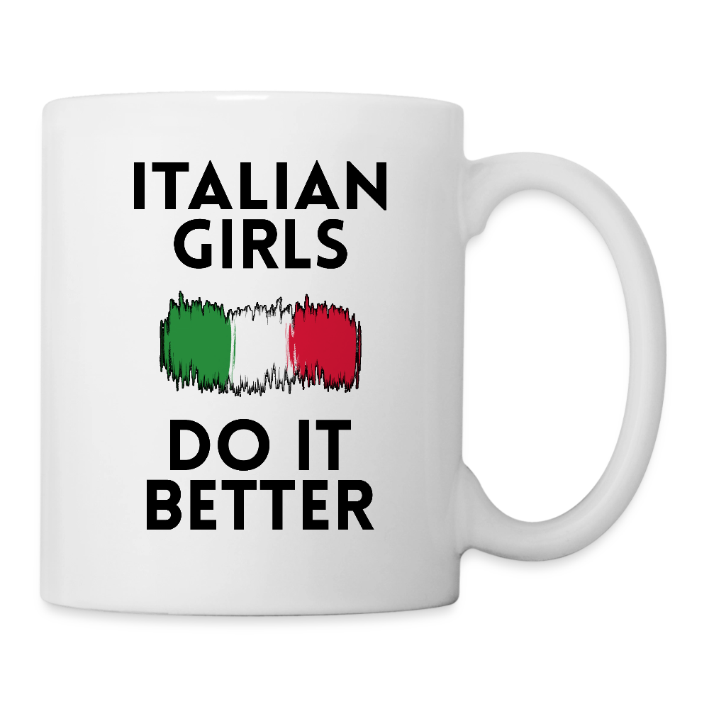Mug blanc - Italian Girls Do It Better - blanc