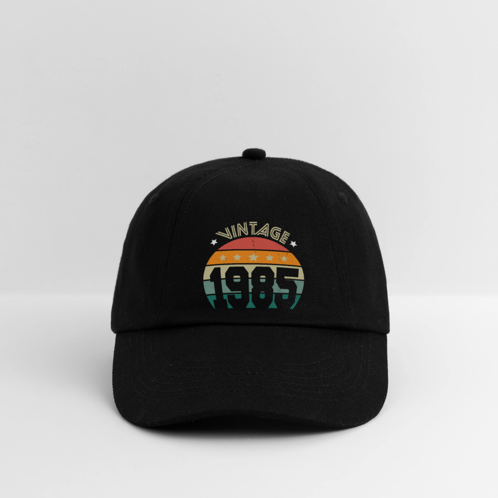 Casquette classique - Anniversaire 40 Ans - Vintage 1985 - noir/noir