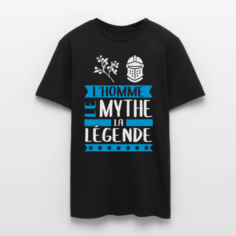 T-shirt homme Guillaume rébus – L’homme, le mythe, la légende - noir