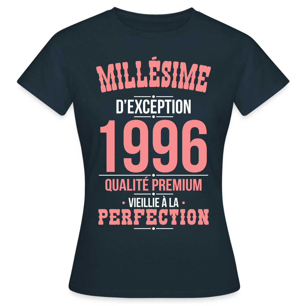 T-shirt Femme 30 Ans 1996 – Millésime d’Exception - marine