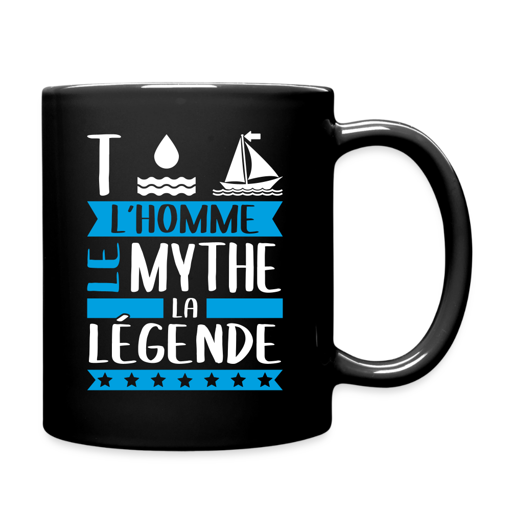 Mug uni Thomas rébus – L’homme, le mythe, la légende - noir