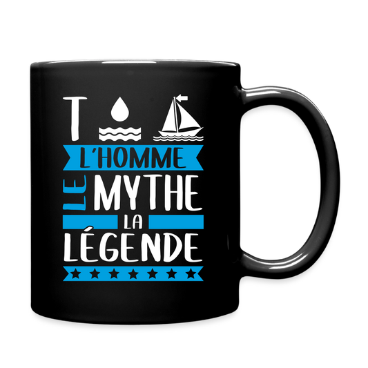 Mug uni Thomas rébus – L’homme, le mythe, la légende - noir