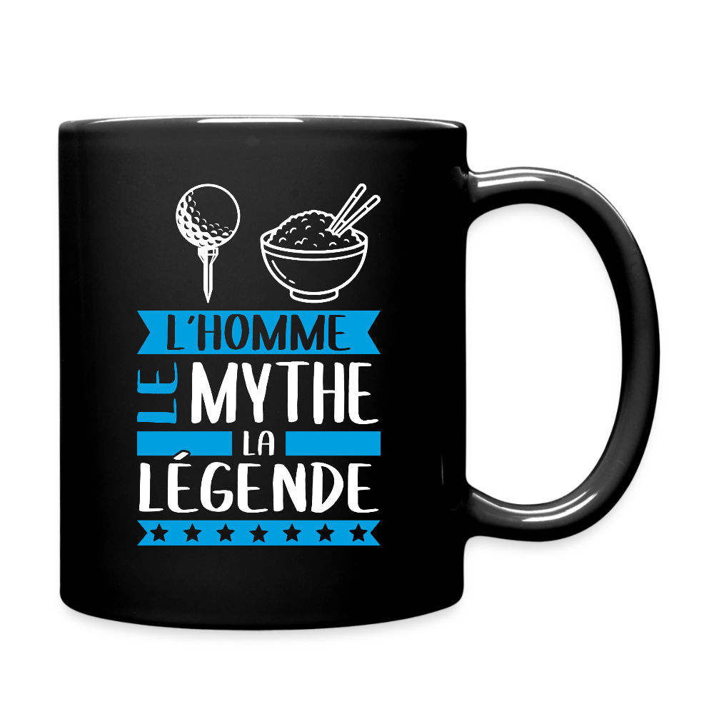 Mug uni Thierry rébus – L’homme, le mythe, la légende - noir
