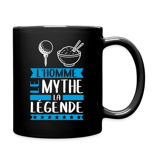 Mug uni Thierry rébus – L’homme, le mythe, la légende - noir